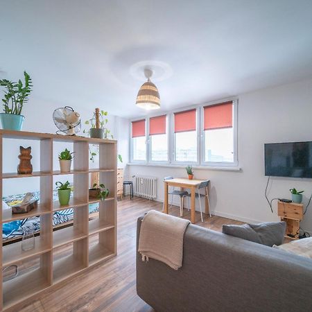 10Th Floor Studio In The City Center Of Wroclaw Appartement Buitenkant foto