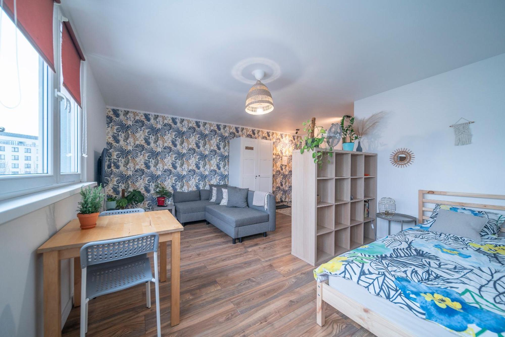 10Th Floor Studio In The City Center Of Wroclaw Appartement Buitenkant foto