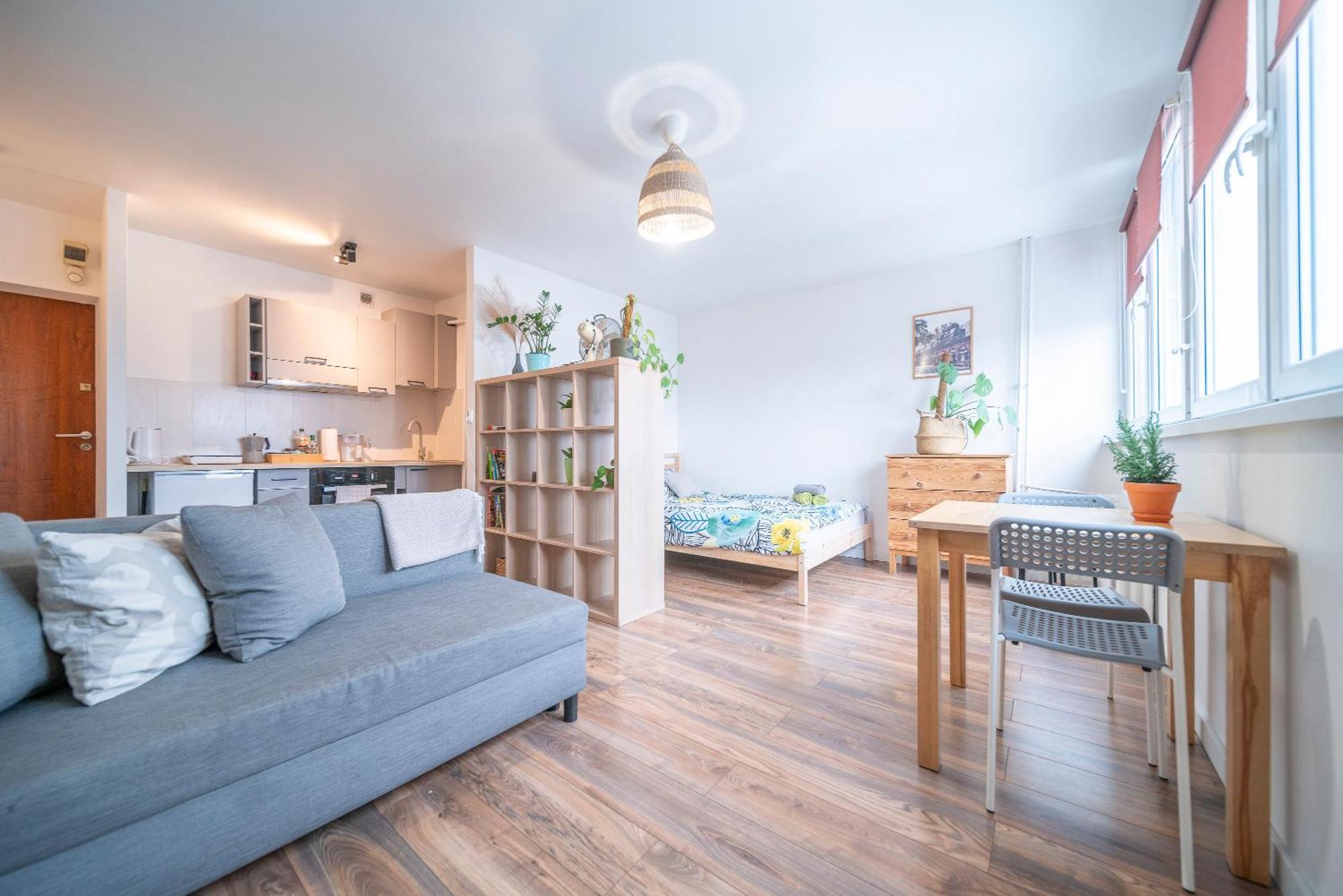 10Th Floor Studio In The City Center Of Wroclaw Appartement Buitenkant foto